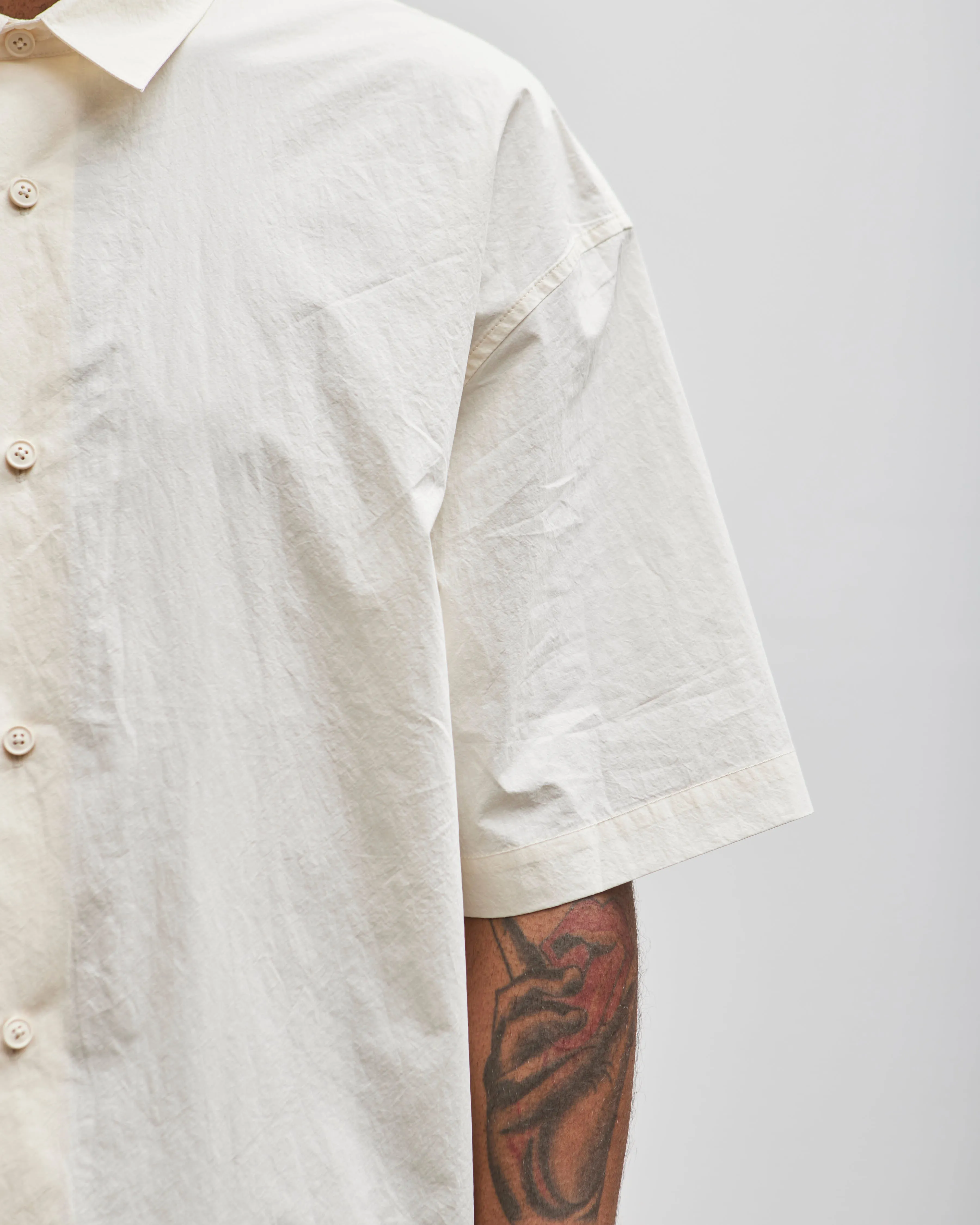7115 Unisex Papery Oversized SS, Off-White