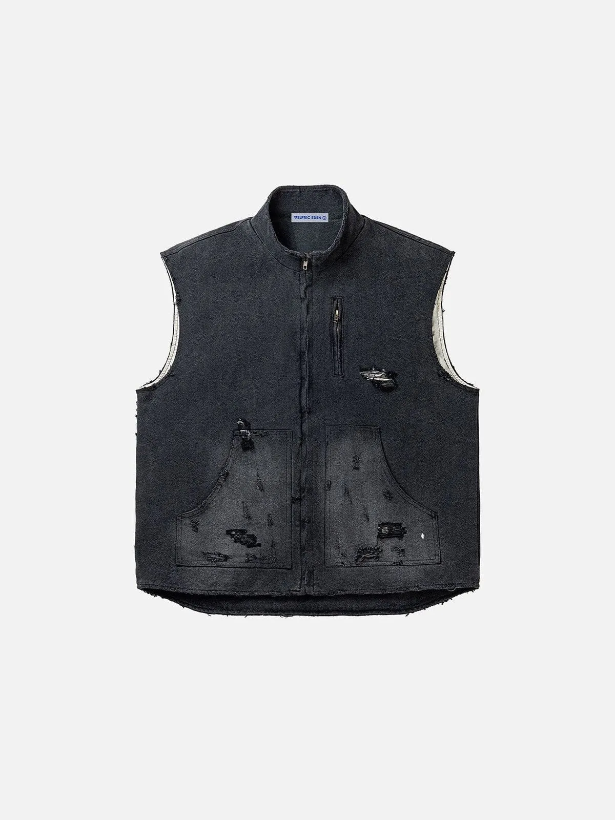 Aelfric Eden Distressed Washed Vest