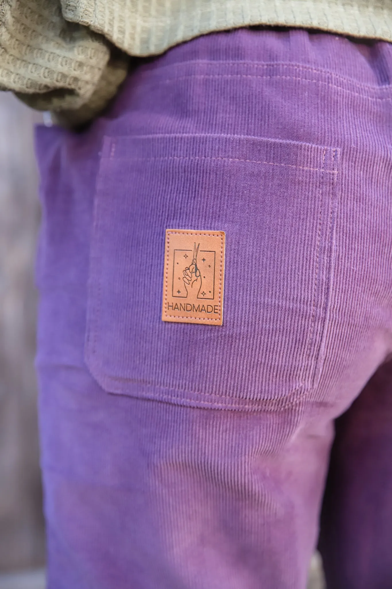 Faux Leather Denim Labels