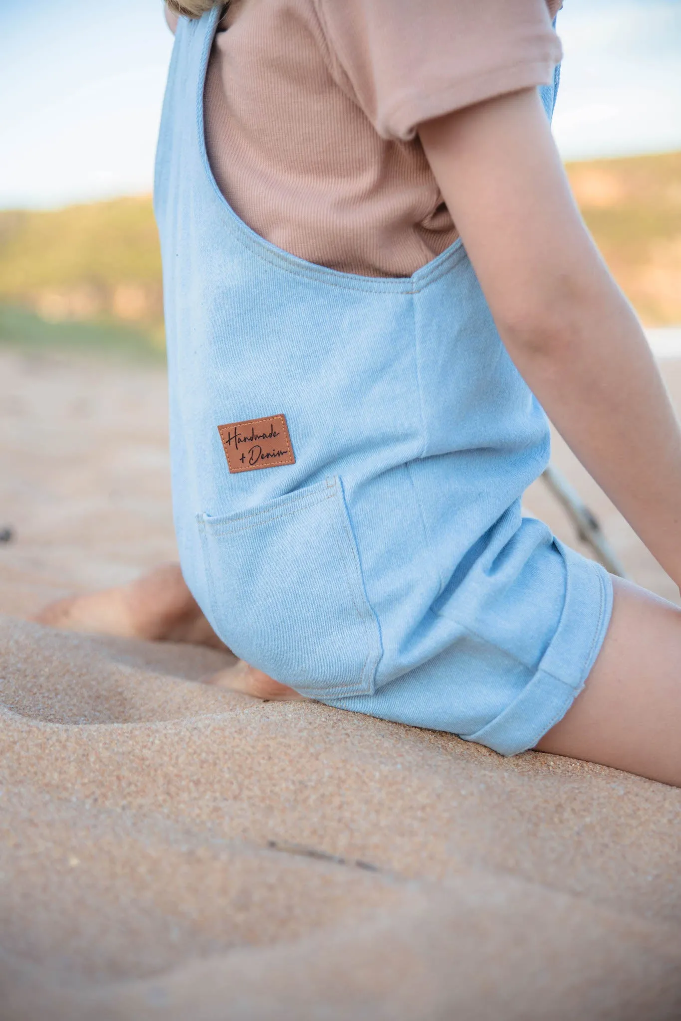 Faux Leather Denim Labels