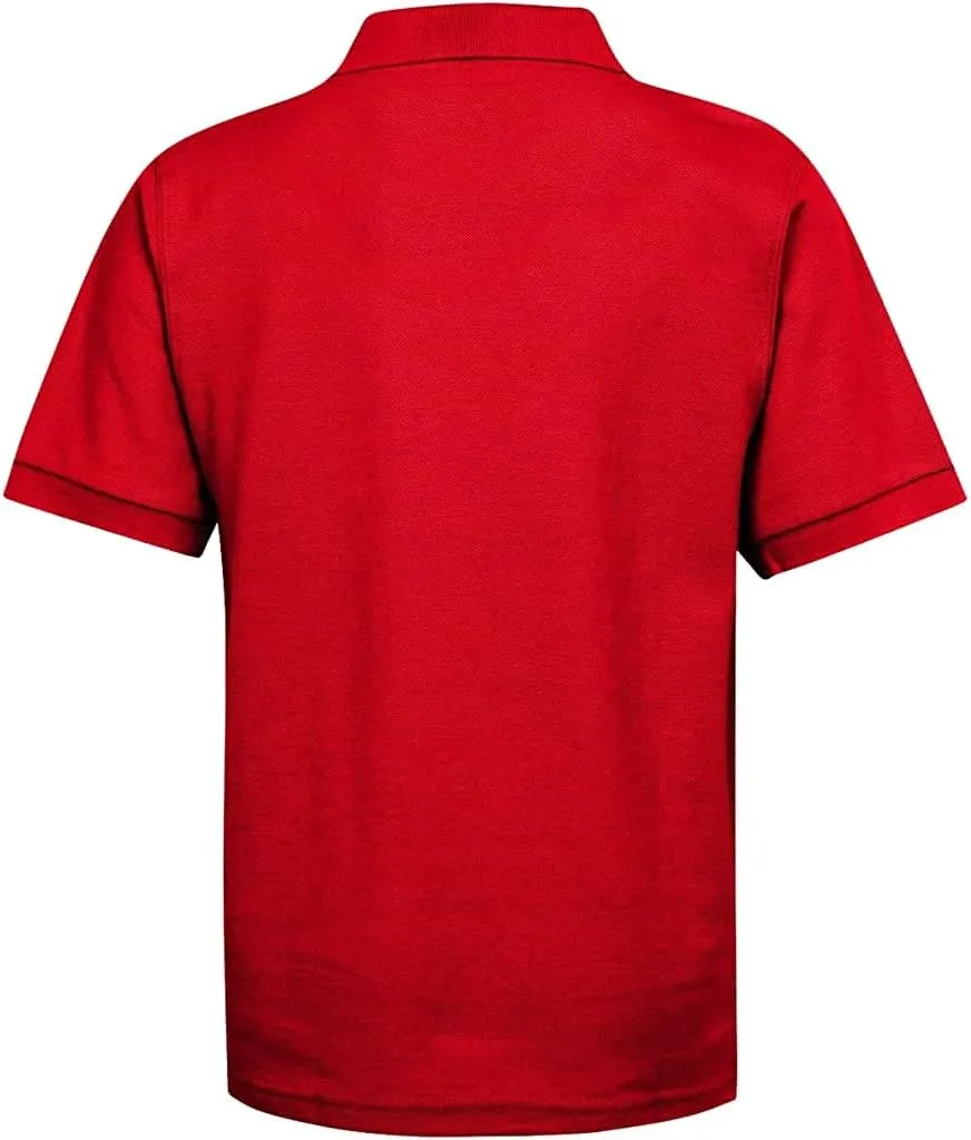 Galaxy by Harvic Boy's Short Sleeve Polo Shirts School Uniform