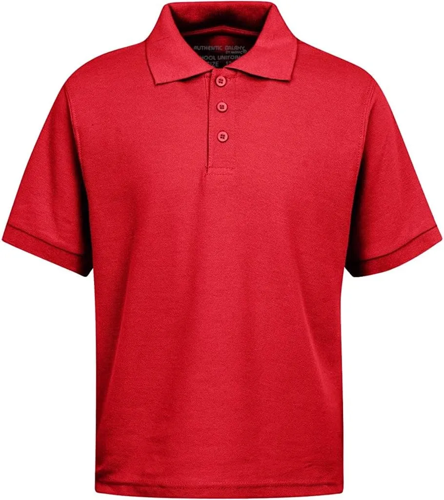 Galaxy by Harvic Boy's Short Sleeve Polo Shirts School Uniform