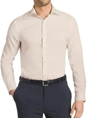 Mens Dress Shirts Stretch Slim Fit Long Sleeve Dress Shirts for Men Casual Business Regualr Fit Button Down Shirt