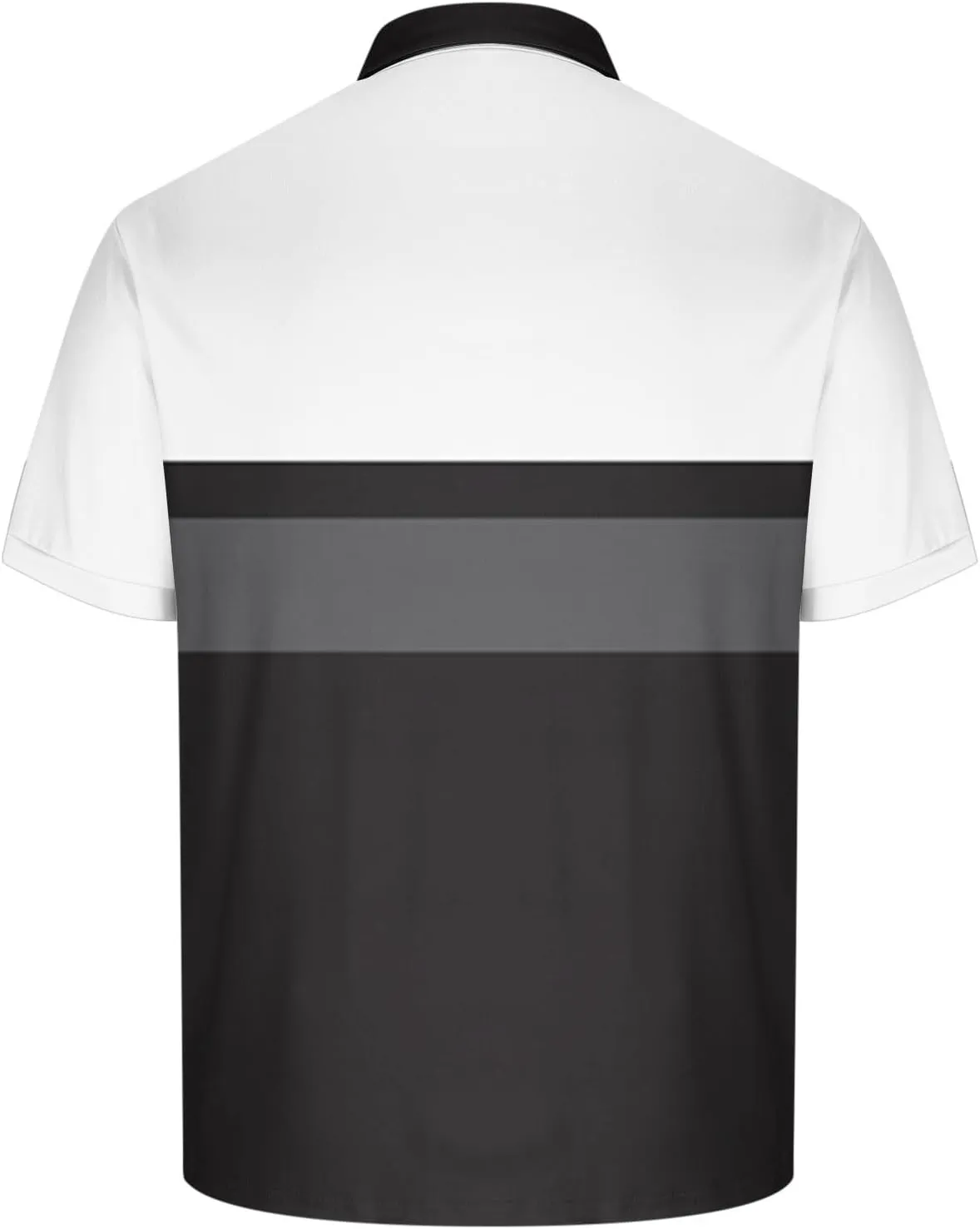 Mens Striped Golf Polo Shirts Slim Short Sleeve Color Matching Polo T Shirt Basic Stylish Cotton Work Shirts Dressy