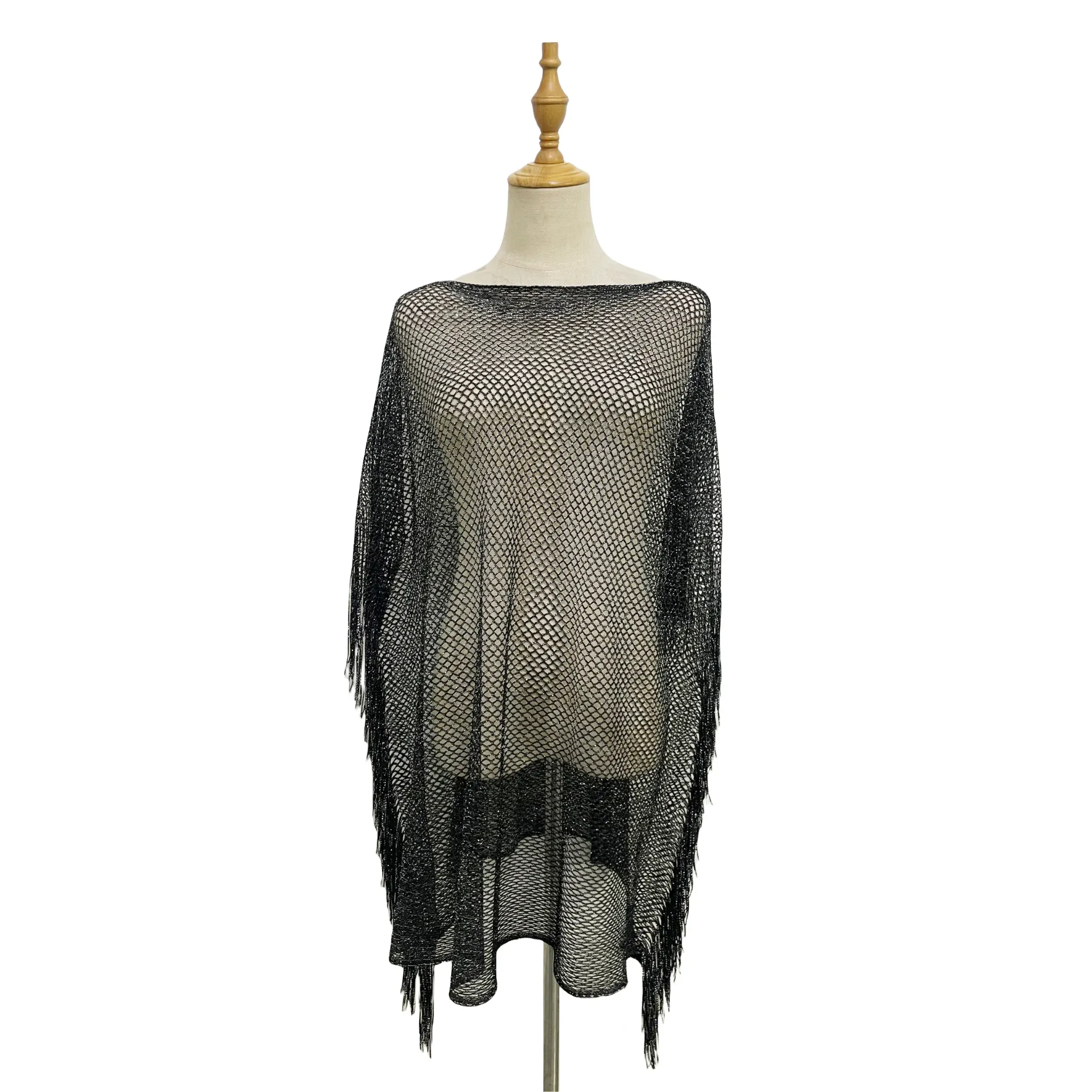 Metallic Kimonos and Ponchos