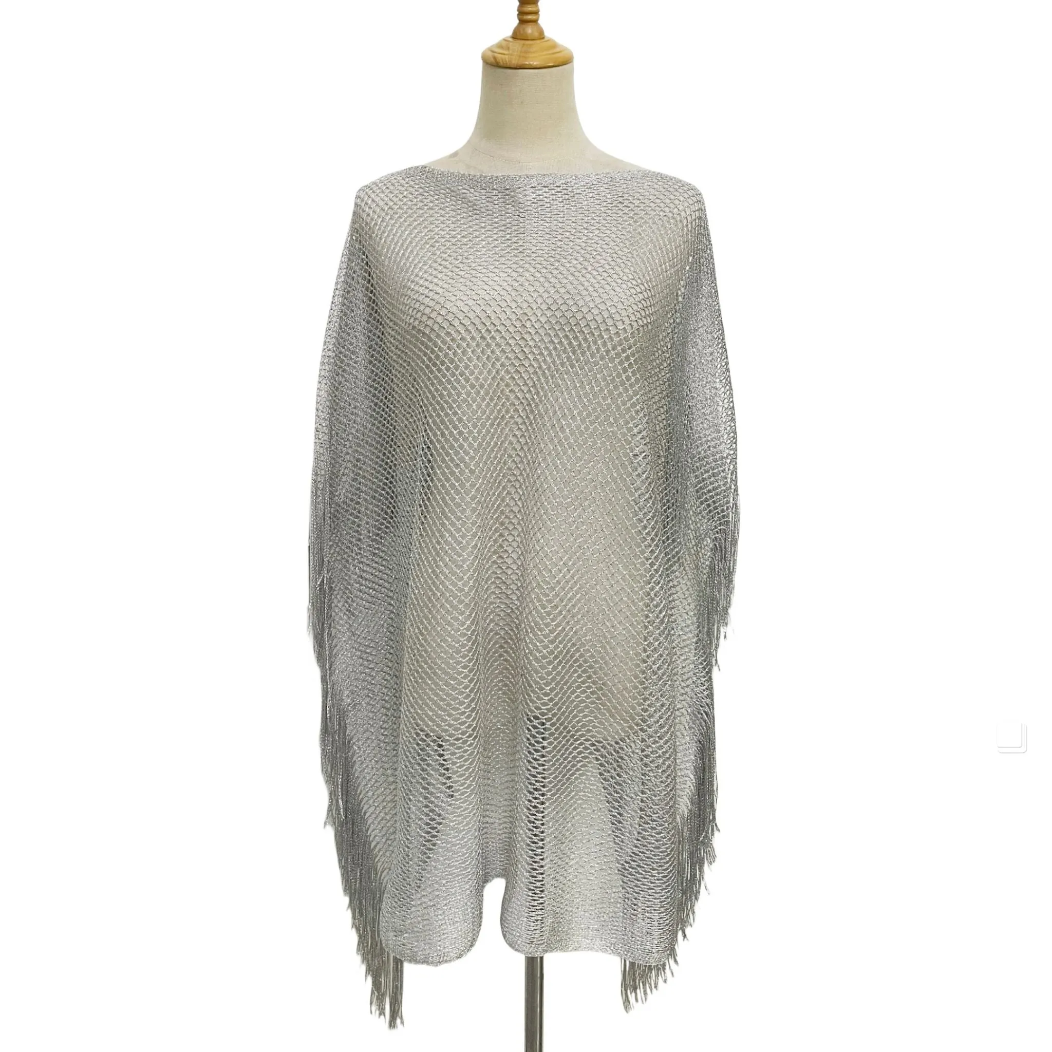 Metallic Kimonos and Ponchos
