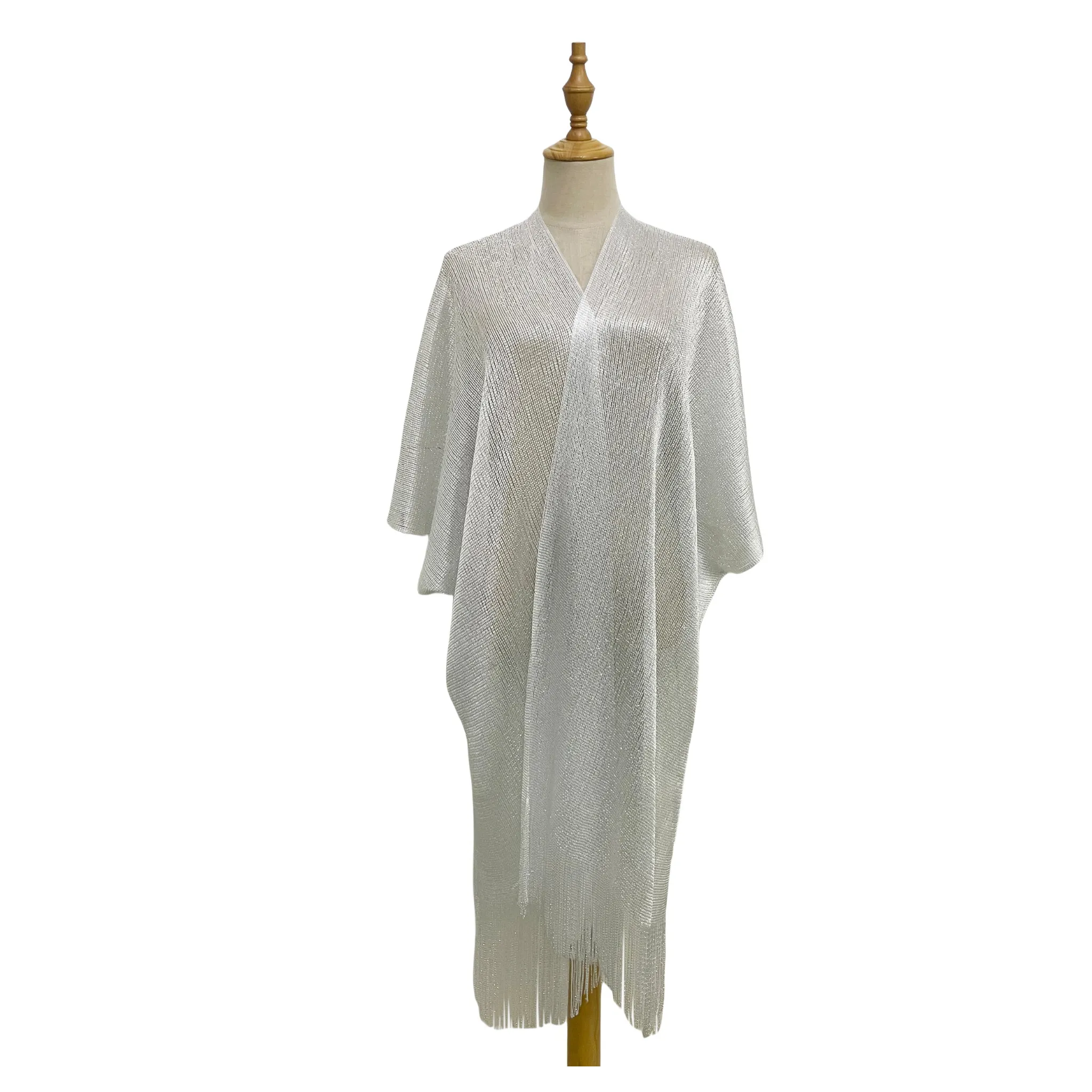 Metallic Kimonos and Ponchos