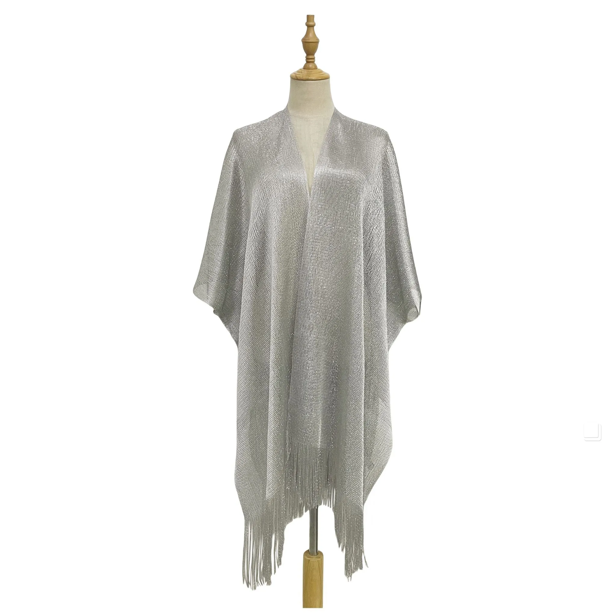Metallic Kimonos and Ponchos