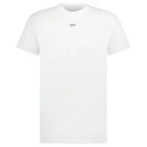 OFF WHITE STAMP SHAPED T-SHIRT WHITE