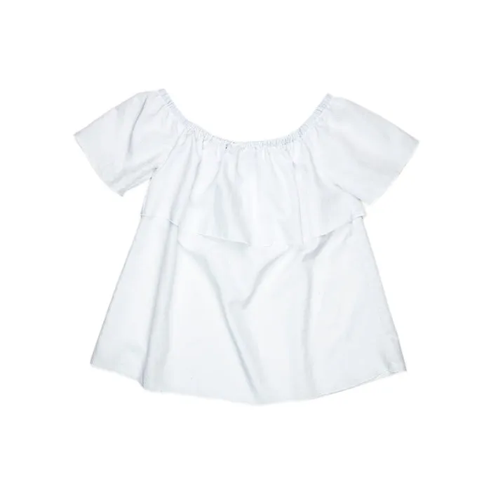 Sudo Isla Off Shoulder Top - Crisp White