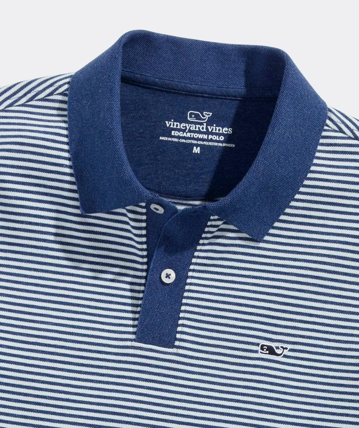 vineyard vines Men's Striped Edgartown Pique Polo