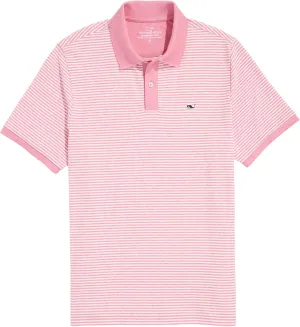 vineyard vines Men's Striped Edgartown Pique Polo