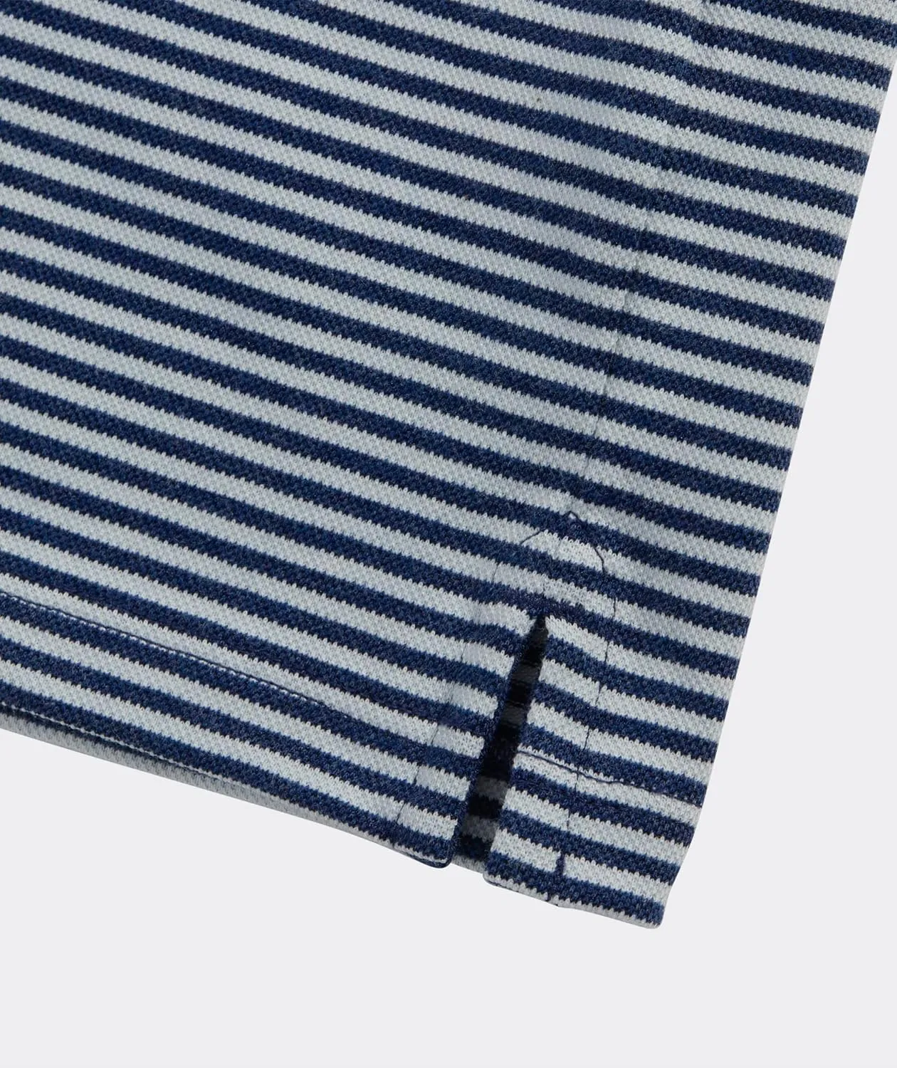 vineyard vines Men's Striped Edgartown Pique Polo