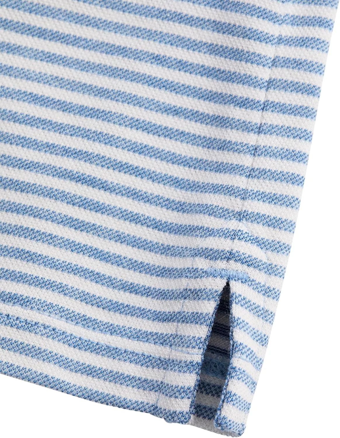vineyard vines Men's Striped Edgartown Pique Polo