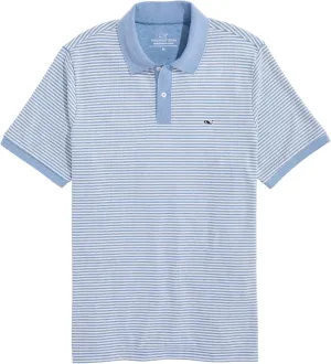 vineyard vines Men's Striped Edgartown Pique Polo