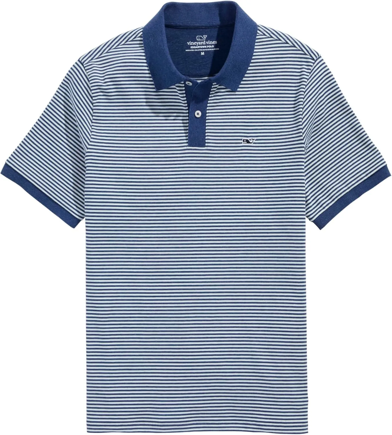 vineyard vines Men's Striped Edgartown Pique Polo